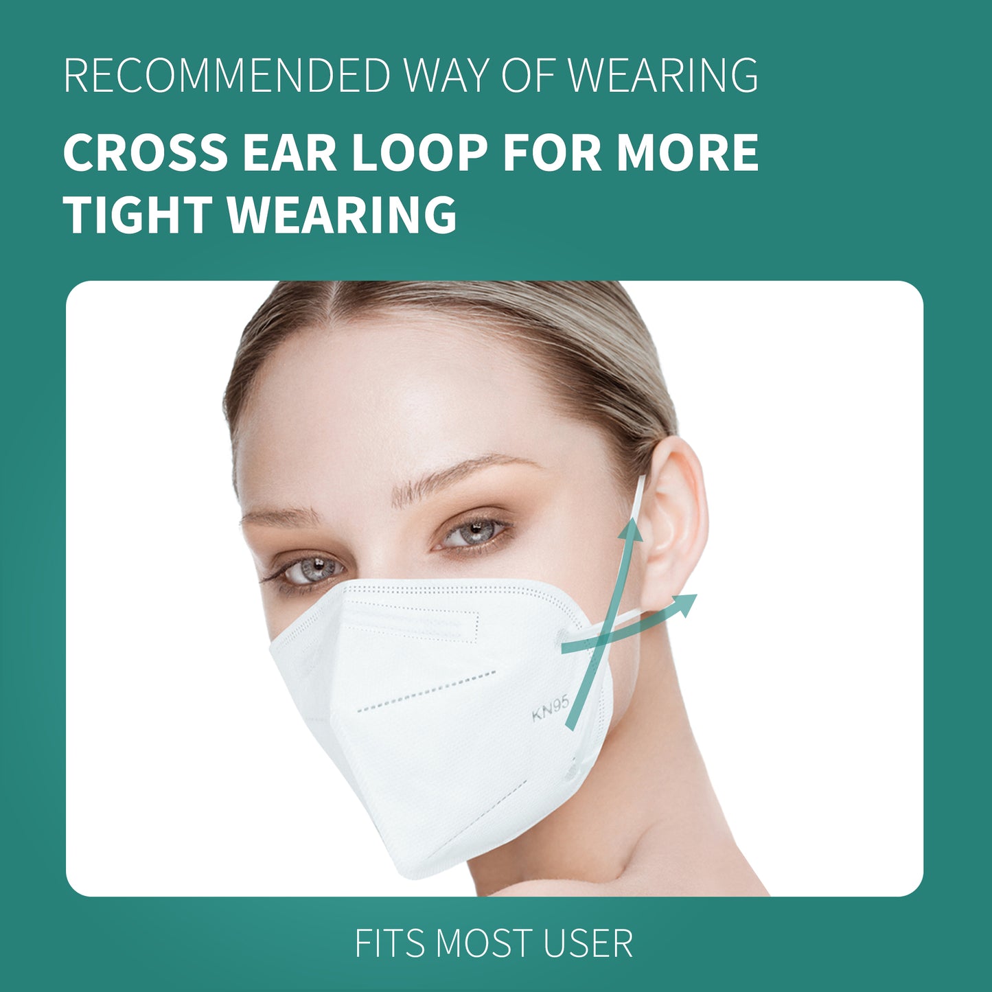 KN95 Protective Face Mask 20pcs/box, 960pcs/carton, Free shipping to US